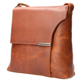 Leather Design schoudertas natural