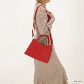 Charm London lucca handtas wijnrood