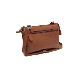 The Chesterfield Brand schoudertas Osaka cognac