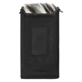 Hide & Stitches Yellowstone telefoontasje zwart/wit