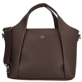 Charm London Mulberry street handtas donker bruin