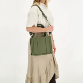 Charm London bond handtas natuur groen