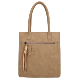 Zebra Trends Rosalyn shopper zand