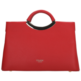 Charm London lucca handtas wijnrood