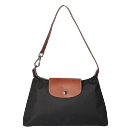 Leather Design schoudertas zwart