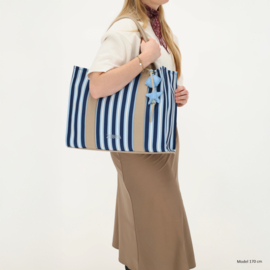 Zebra Trends Mira shopper middenblauw