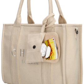 Charm London Bond shopper zand
