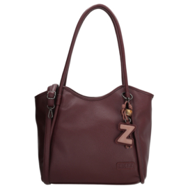 Zebra Trends Sofie laptoptas bordeaux rood