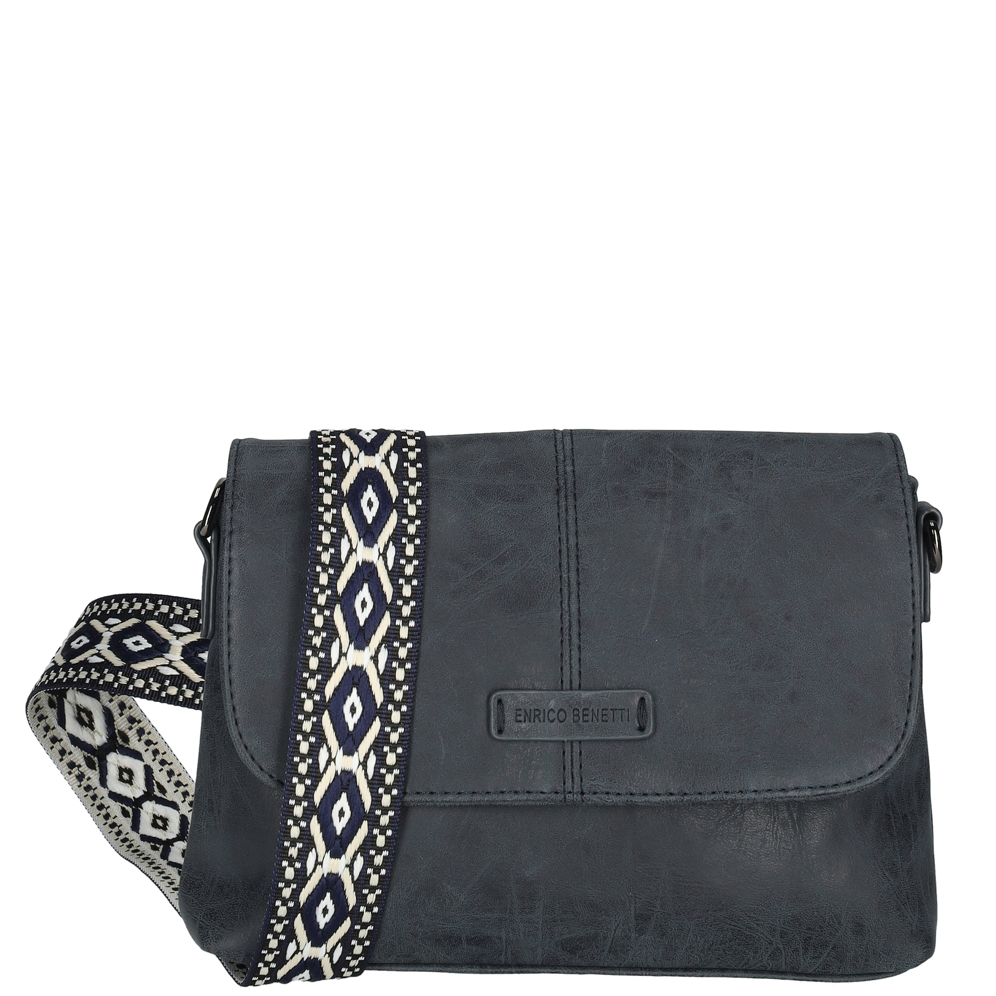 Enrico Benetti Indy schoudertastas blauw
