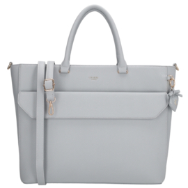 Charm London Cambridge laptoptas lichtblauw