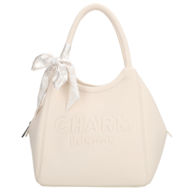Charm London bond street handtas gebroken wit