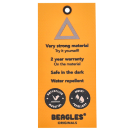 Beagles Originals Tokyo waterproof rugzak okergeel