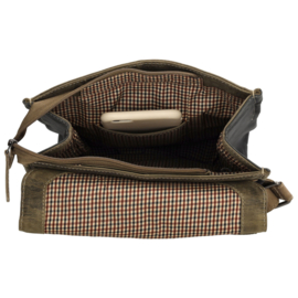 Hide & Stitches Himalaya rugtas olijfgroen