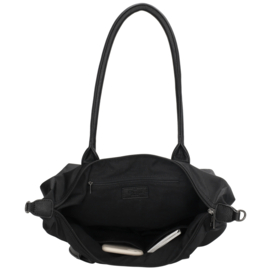 Charm London Buckingham mono shopper zwart
