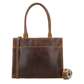 Hide & Stitches Next Navajo laptoptas bruin