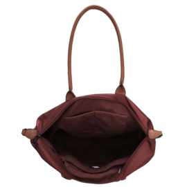 Charm London Buckingham handtas bordeaux rood