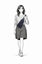 Enrico Benetti Caroline crossbodytas blauw