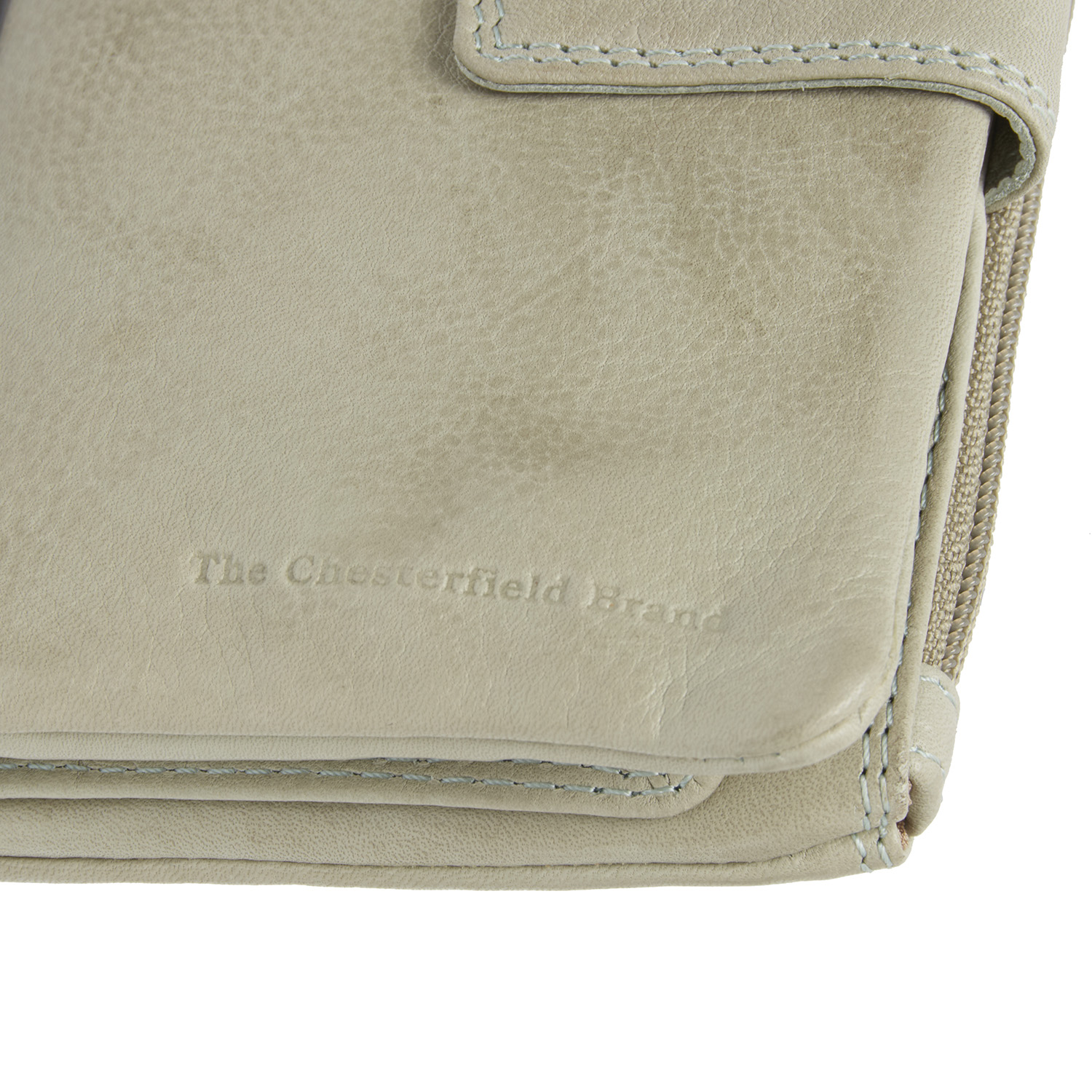 The Chesterfield Brand Fresno lederen dames portemonnee ocean green