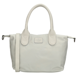 Charm London Buckingham mono handtas licht grijs