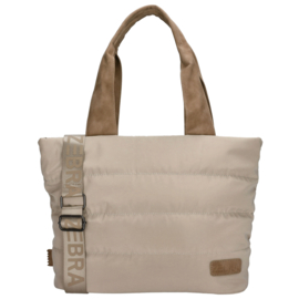 Zebra Trends Elske shopper licht taupe