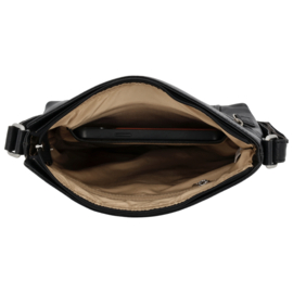 Hide & Stitches Mississppi schoudertas zwart