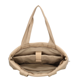 Zebra Evie laptoptas licht taupe