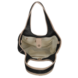 Charm London Shoreditch shopper zwart