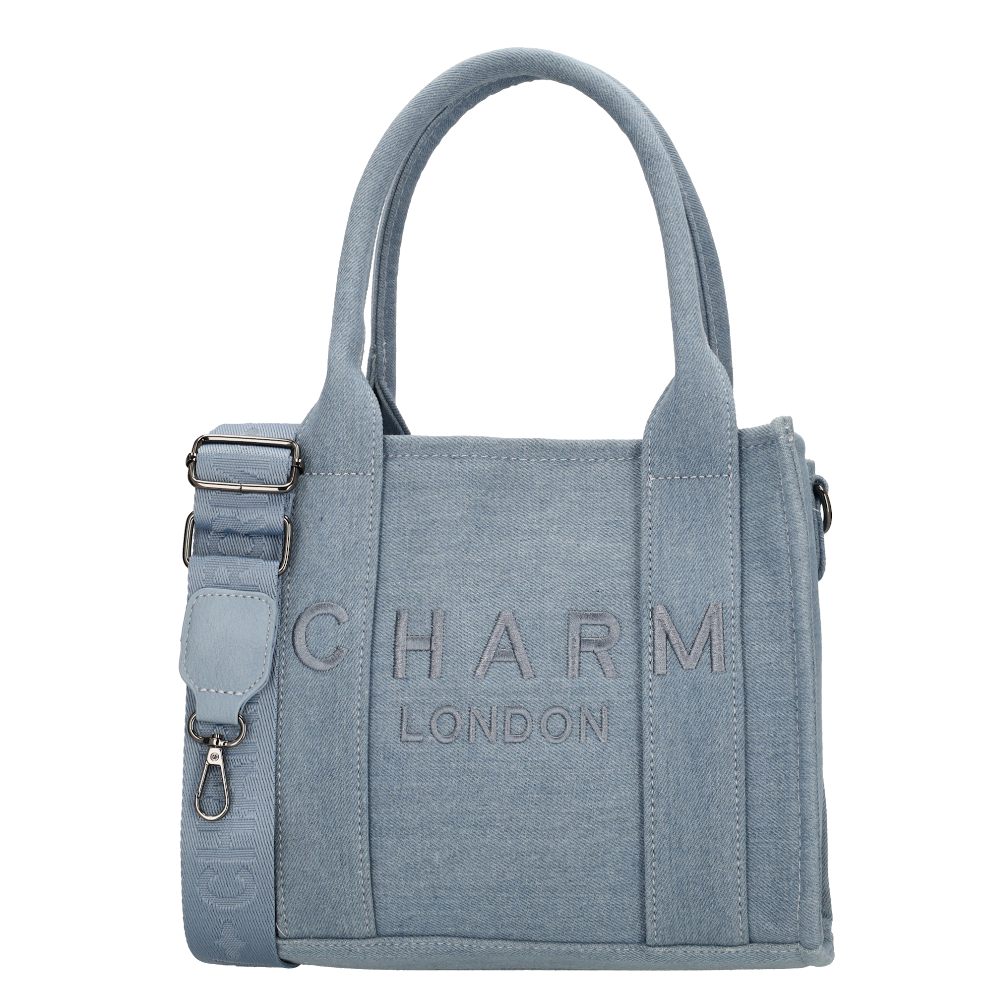 Charm London bond handtas licht blauw