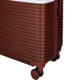Enrico Benetti Pincetown koffer 55 cm bordeaux-roze