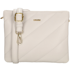 Charm London Via Dante schoudertas creme