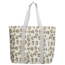 Zebra Trends Sally strand/koeltas luipaard beige