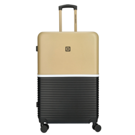 Enrico Benetti Princetown koffer 75 cm zwart-camel