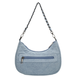 Charm London Hollywood schoudertas midden blauw
