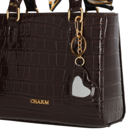 Charm London knightsbridge handtas donkerbruin