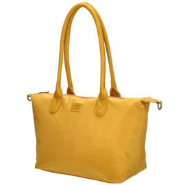 Charm London Buckingham mono shopper zacht geel