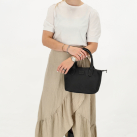 Charm London Buckingham mono handtas zwart