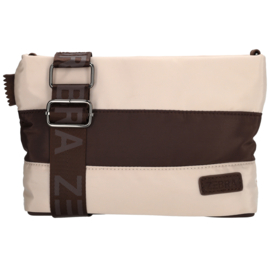 Zebra Elske schoudertas streep bruin/beige