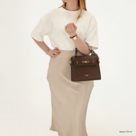 Charm London the hamptons handtas donker bruin