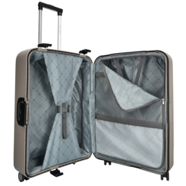 Enrico Benetti Chicago koffer 75 cm taupe