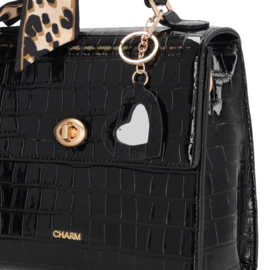 Charm London knightsbridge handtas zwart