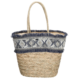 PE-Florence Natural life rieten strandtas