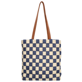 Charm London Cornwall schoudertas blauw