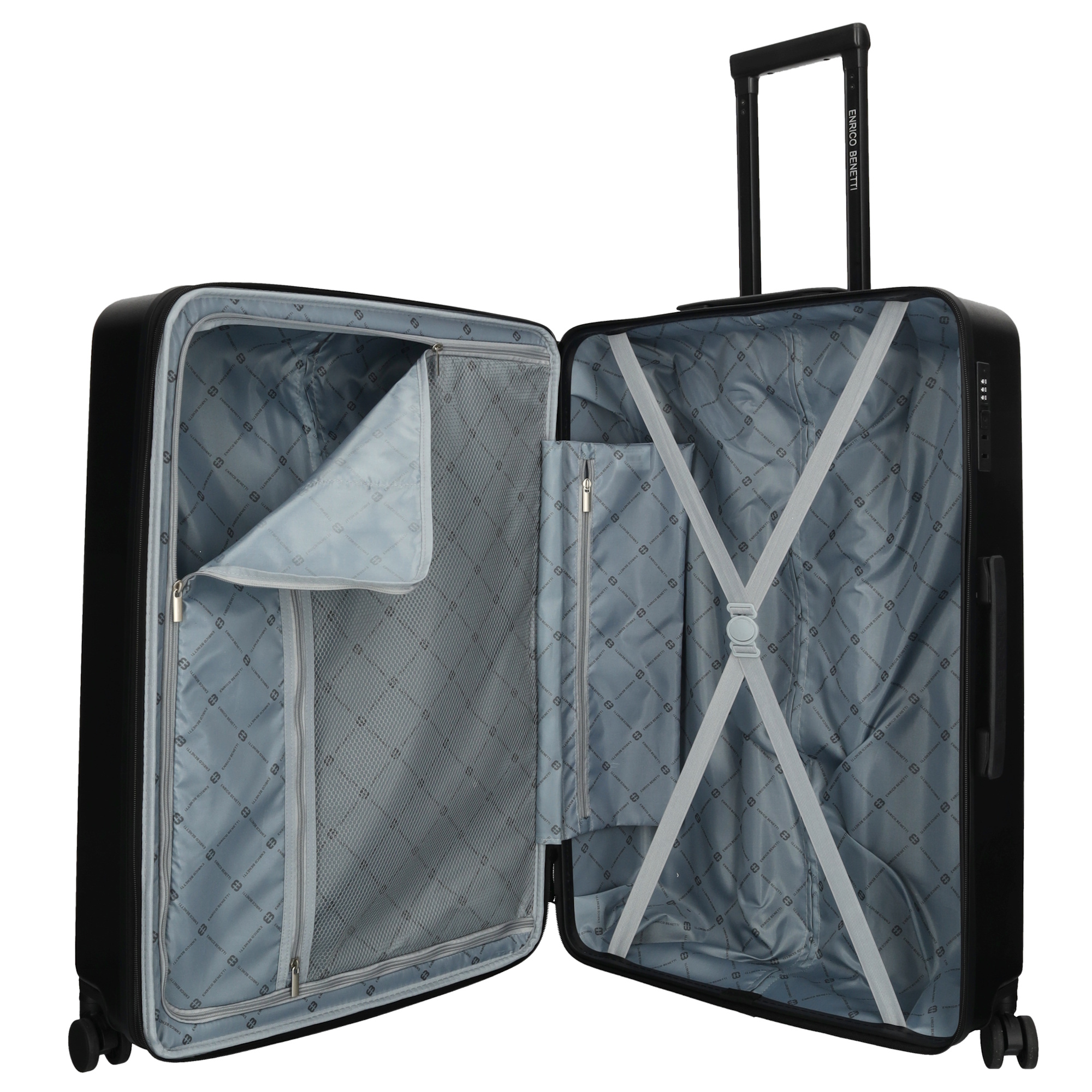 Enrico Benetti Portland reiskoffer 75 cm zwart