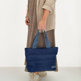 Zebra Trends Elske shopper blauw
