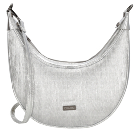 Charm London Kingsway schoudertas zilver