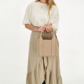 Charm London bond handtas natuur zand
