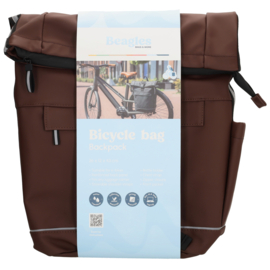 Beagles Originals bicycle fietstas donkerbruin