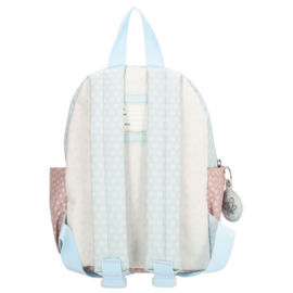 Zebra trends Mike & Molly rugzak licht blauw