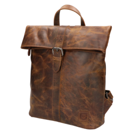Leather Design rugzak hunter bruin