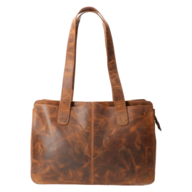 Leather Design schoudertas hunter